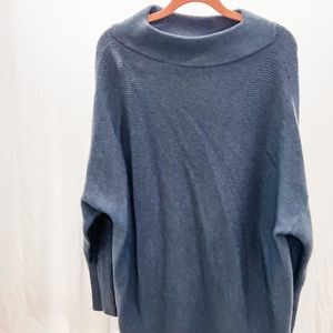 Dusty Blue sweater tunic